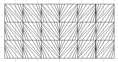 Shattered layout